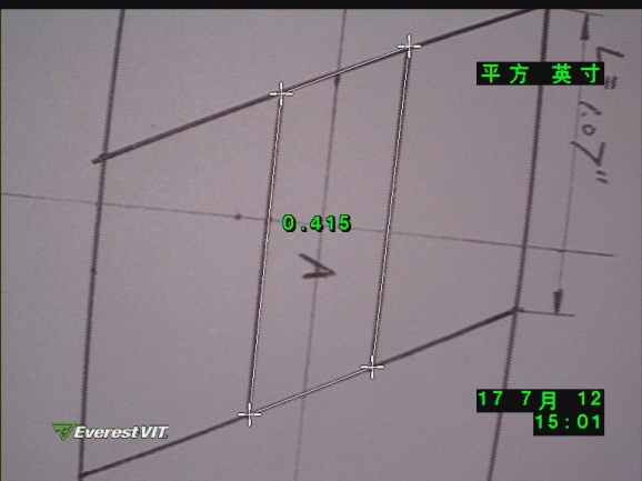 正对 参考尺寸为L=1.07inch 正对 参考尺寸为L=1.07inch