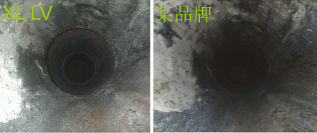 jsjekXLLv与其他品牌电子内窥镜检测图像对比图 成像更清晰色彩还原更佳的进口电子内窥镜