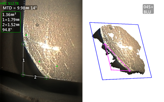 工业内窥镜检测-材料丢失测量 工业内窥镜检测-材料丢失测量