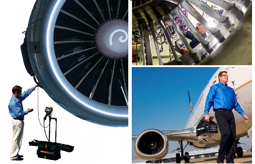 必威betway中文版入口内窥镜对飞机发动机叶片凹坑进行检测测量