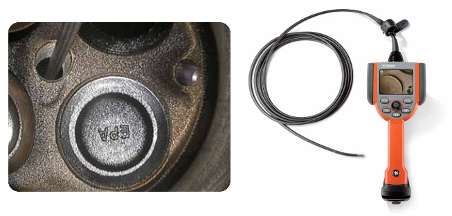 检测发动机气门使用必威betway中文版入口内窥镜效果更直观