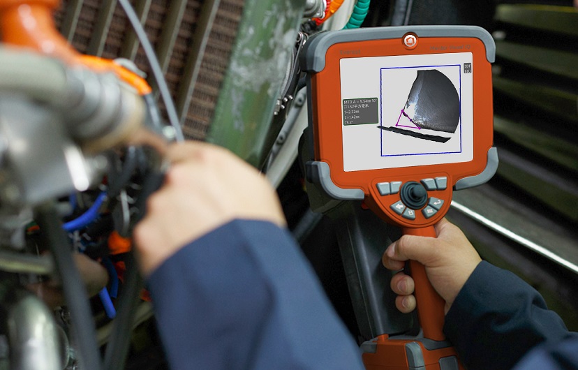 jsjekXLG4工业内窥镜的单物镜相位扫描三维立体测量